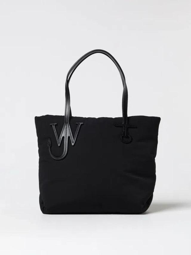 JW ANDERSON Small Puffy Anchor Tote Bag In Black Product Image