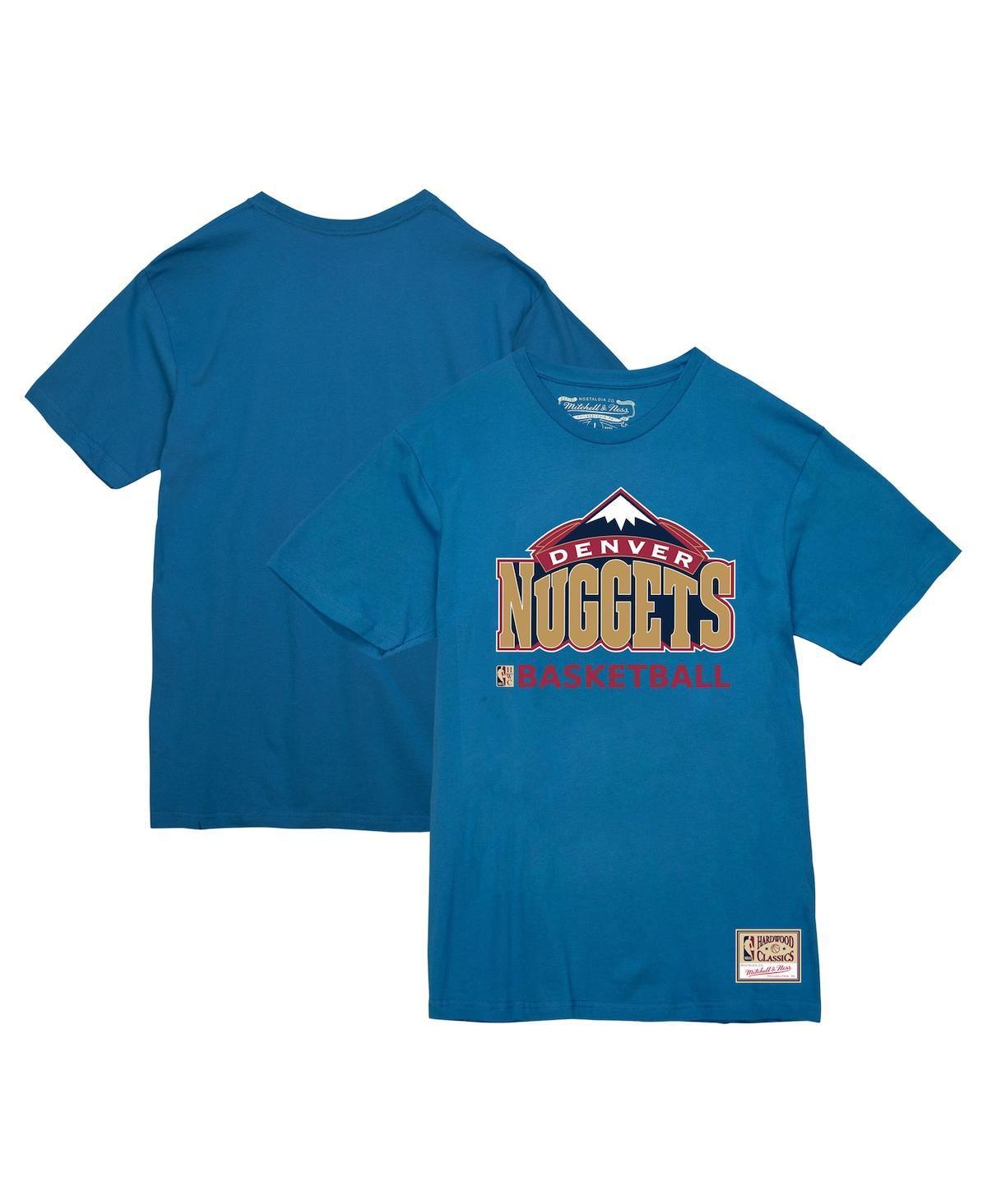 Mens Mitchell & Ness Blue Denver Nuggets Hardwood Classics Vintage T-Shirt Product Image