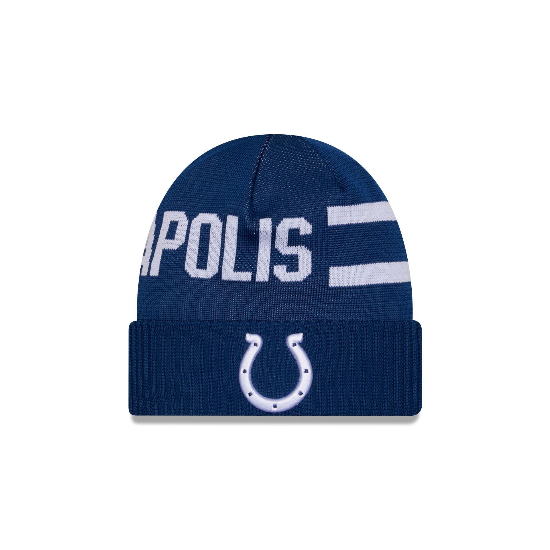 Indianapolis Colts 2024 Cold Weather Tech Knit Beanie Male Product Image