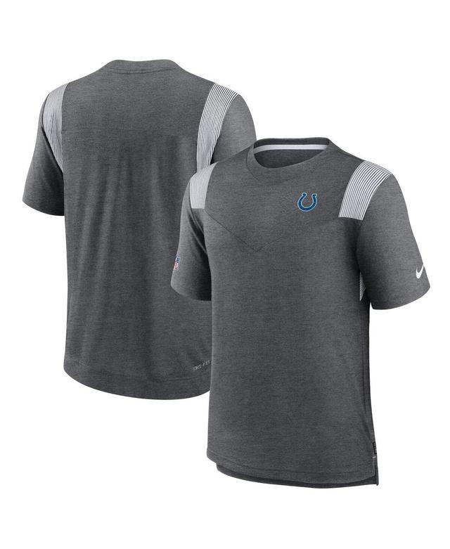 Mens Nike Heather Charcoal Indianapolis Colts Sideline Tonal Logo Performance Player T-shirt Product Image