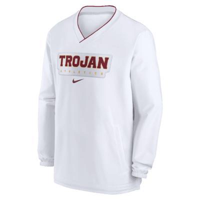 USC Trojans Sideline Men's Nike College Long-Sleeve Windshirt Product Image