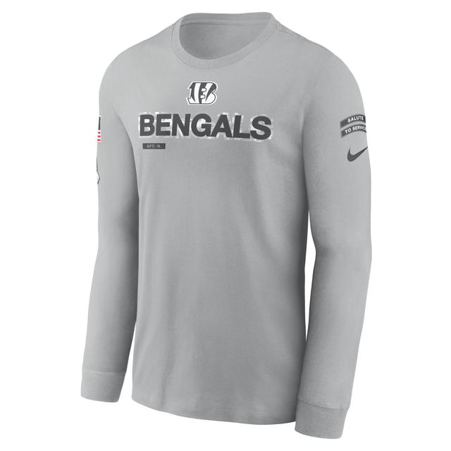 Cleveland Browns Salute to Service Mascot Edge Legend Men's Nike NFL Long-Sleeve T-Shirt Product Image