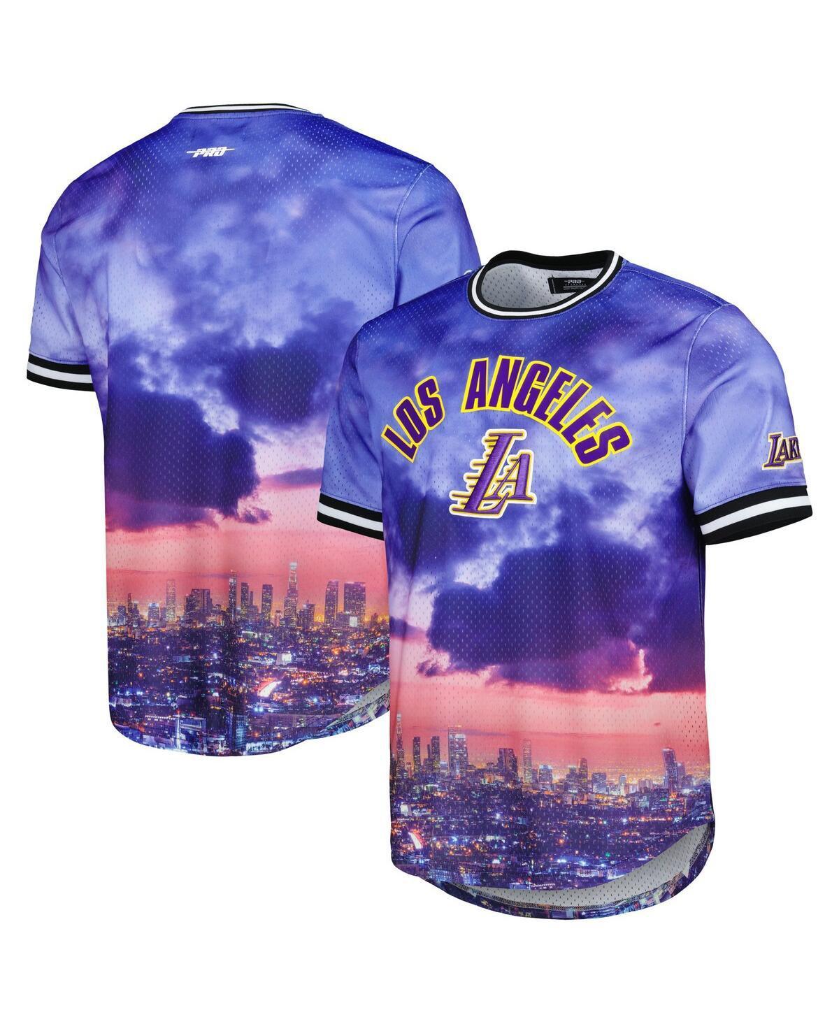 Mens Pro Standard Los Angeles Lakers Cityscape Stacked Logo T-shirt Product Image