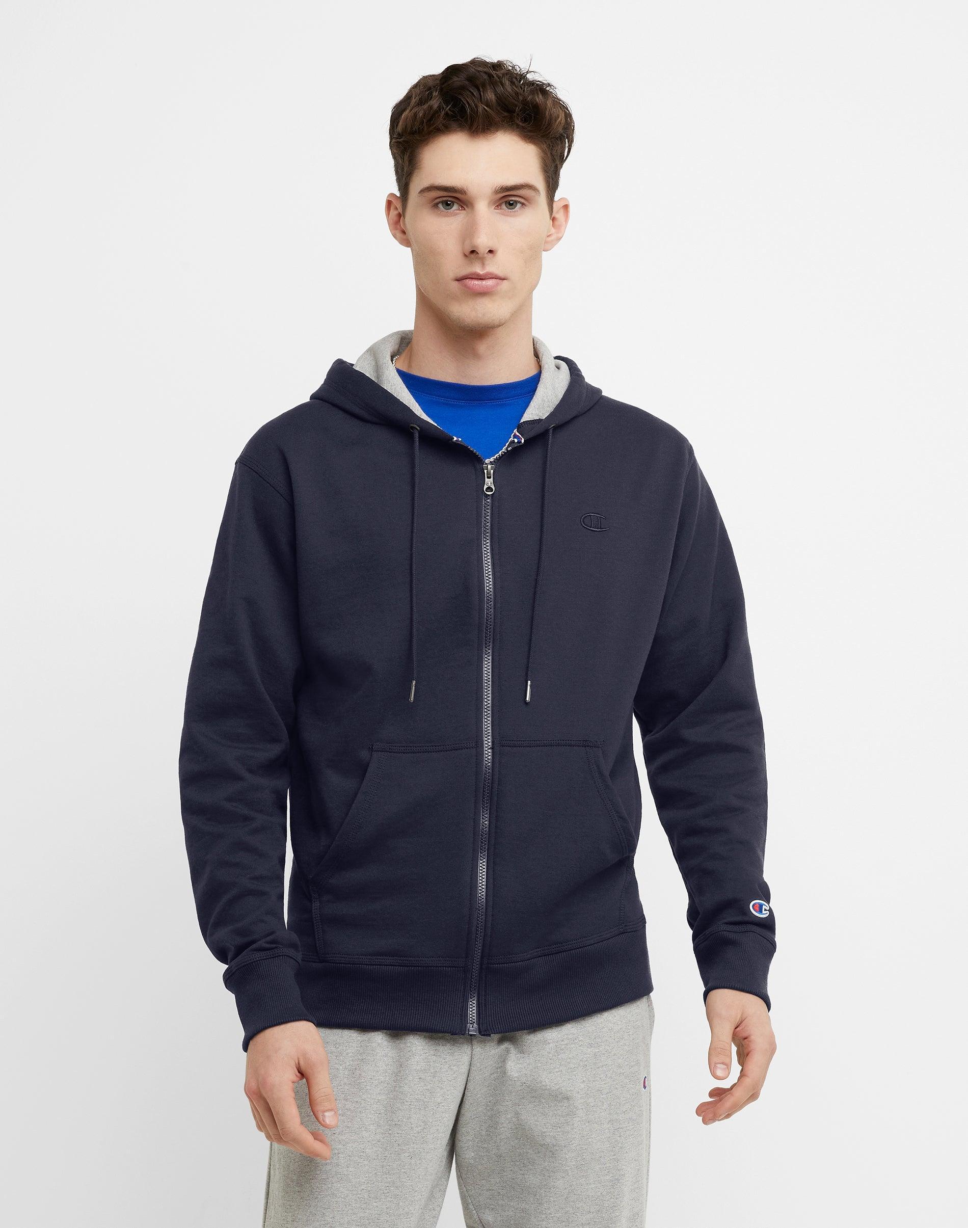 Champion Powerblend(r) Fleece Full Zip Hoodie Men's Sweatshirt Product Image