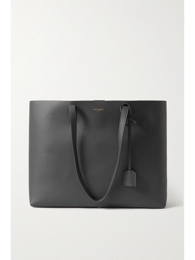 SAINT LAURENT Leather Tote In Black Product Image