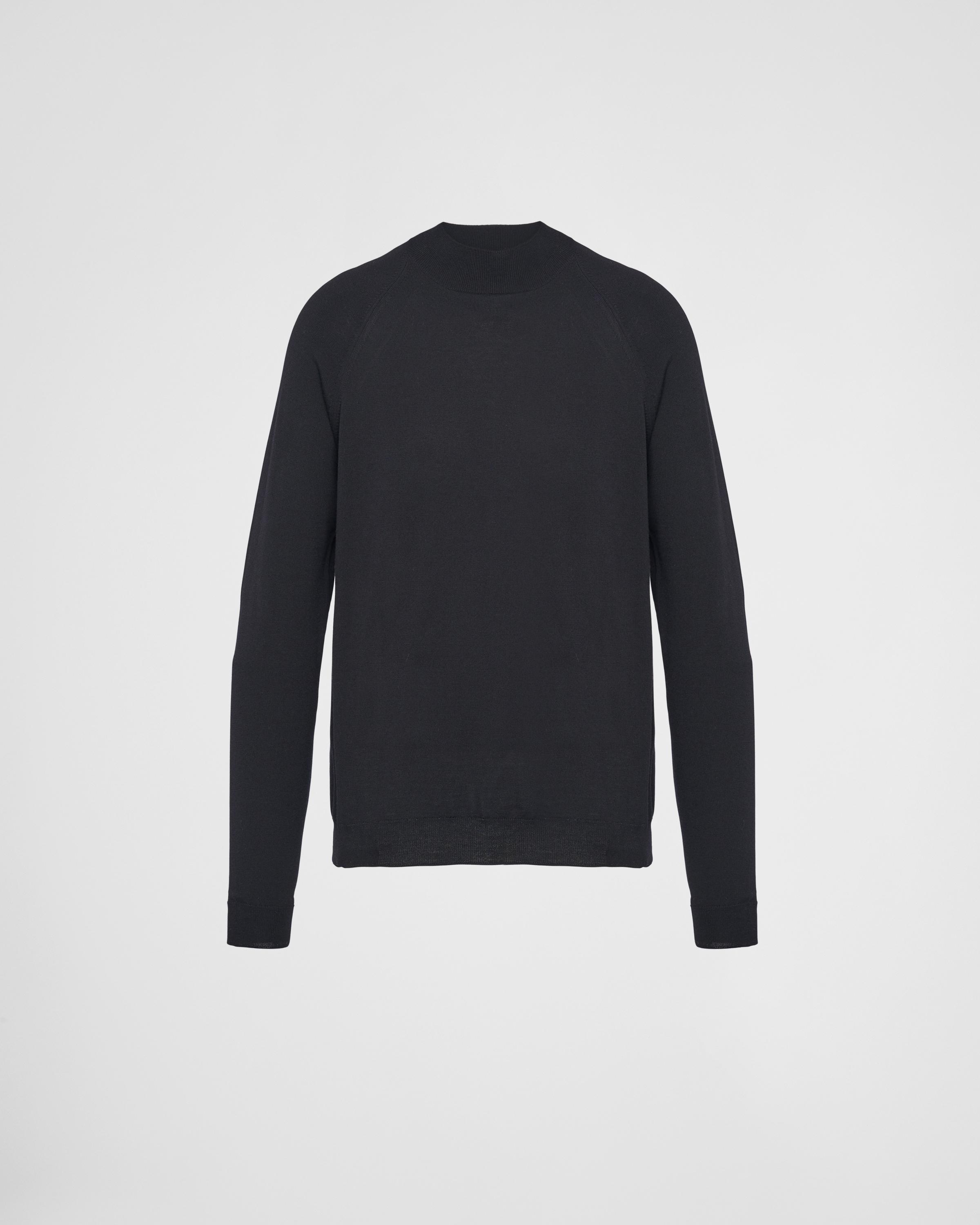 Worsted wool turtleneck sweater Product Image