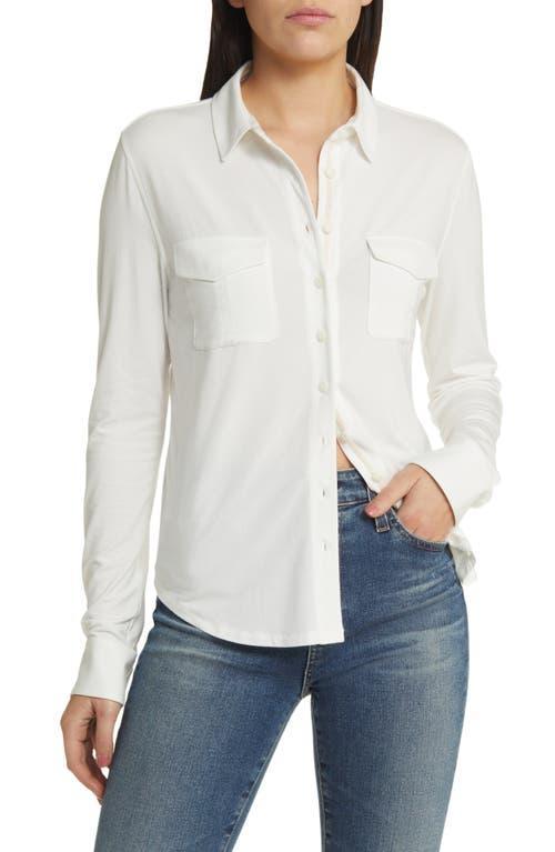 Womens Luca Button-Front Shirt product image