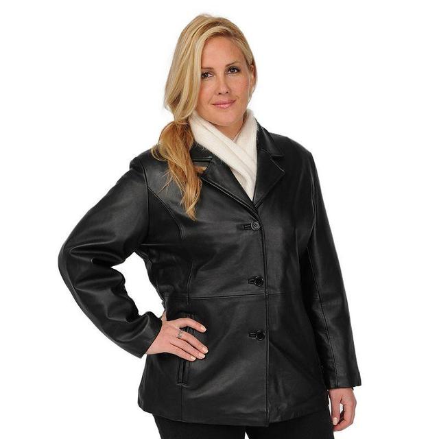 Plus Size Excelled Leather Jacket, Womens Product Image