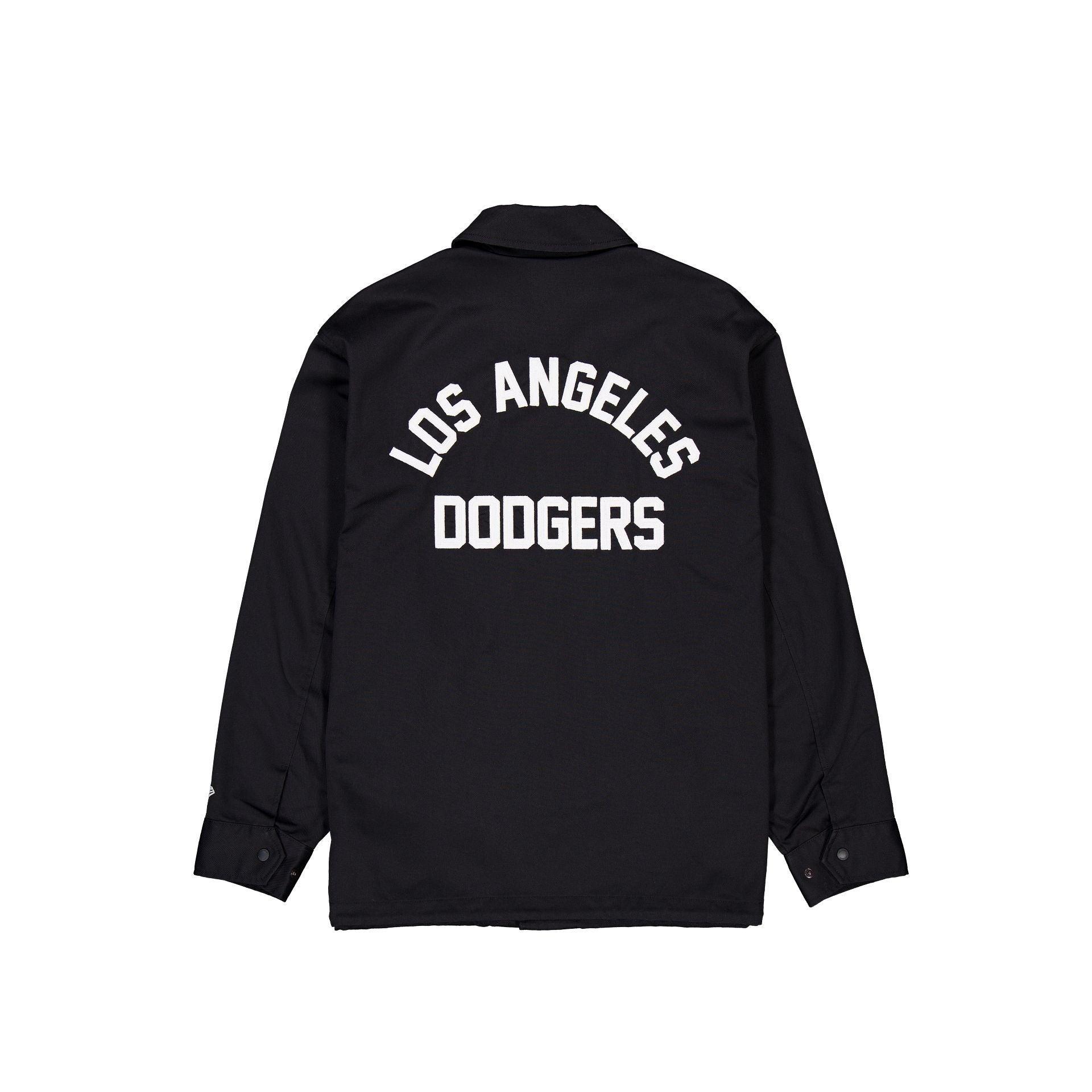 Los Angeles Dodgers Black Coach Jacket Male Product Image