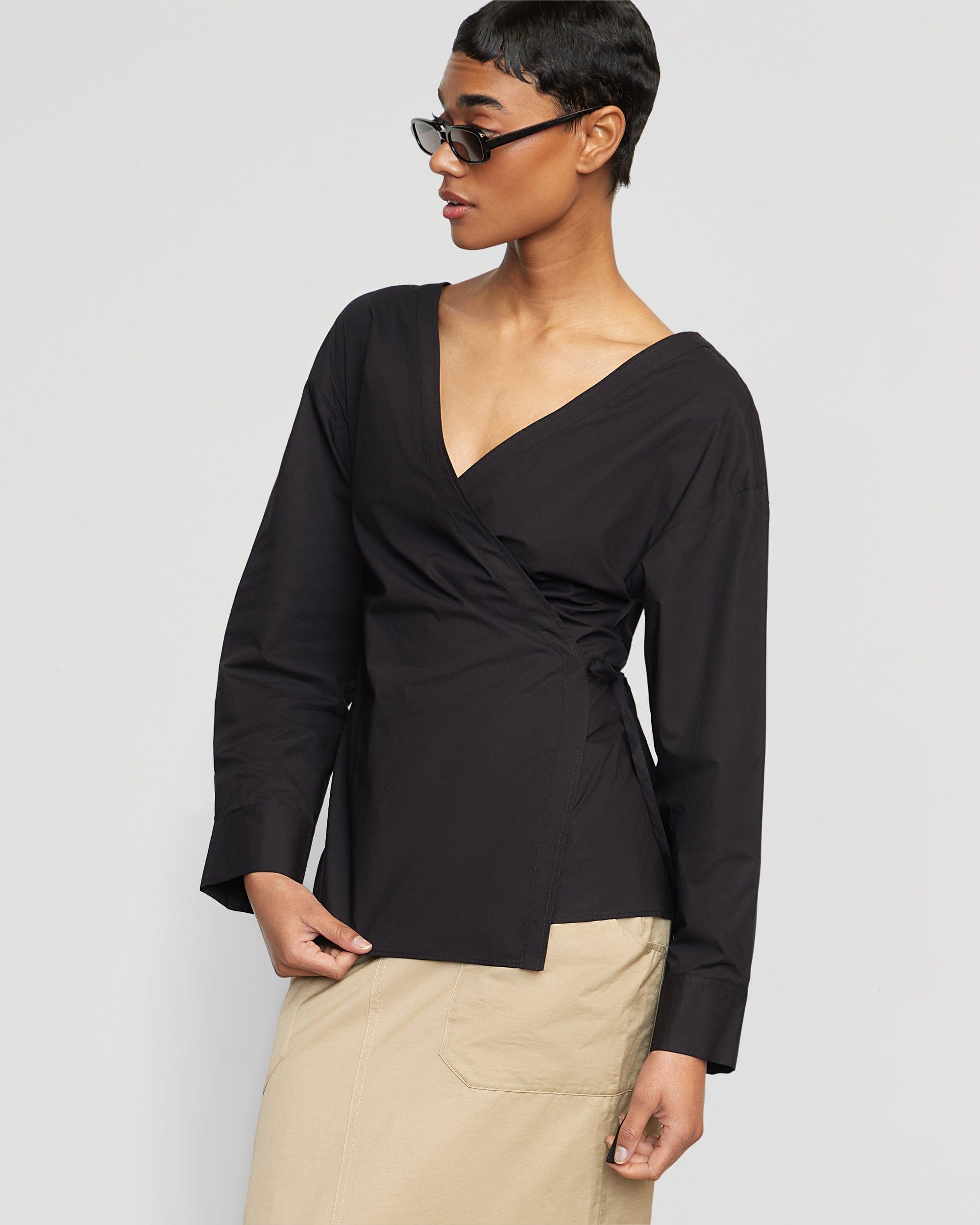 Noomi V-Neck Wrap Top Product Image