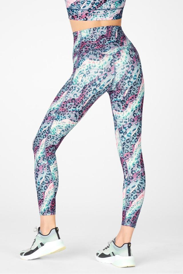 Fabletics Ultra High-Waisted PureLuxe 7/8 Legging Womens Dunes Size XXS Product Image