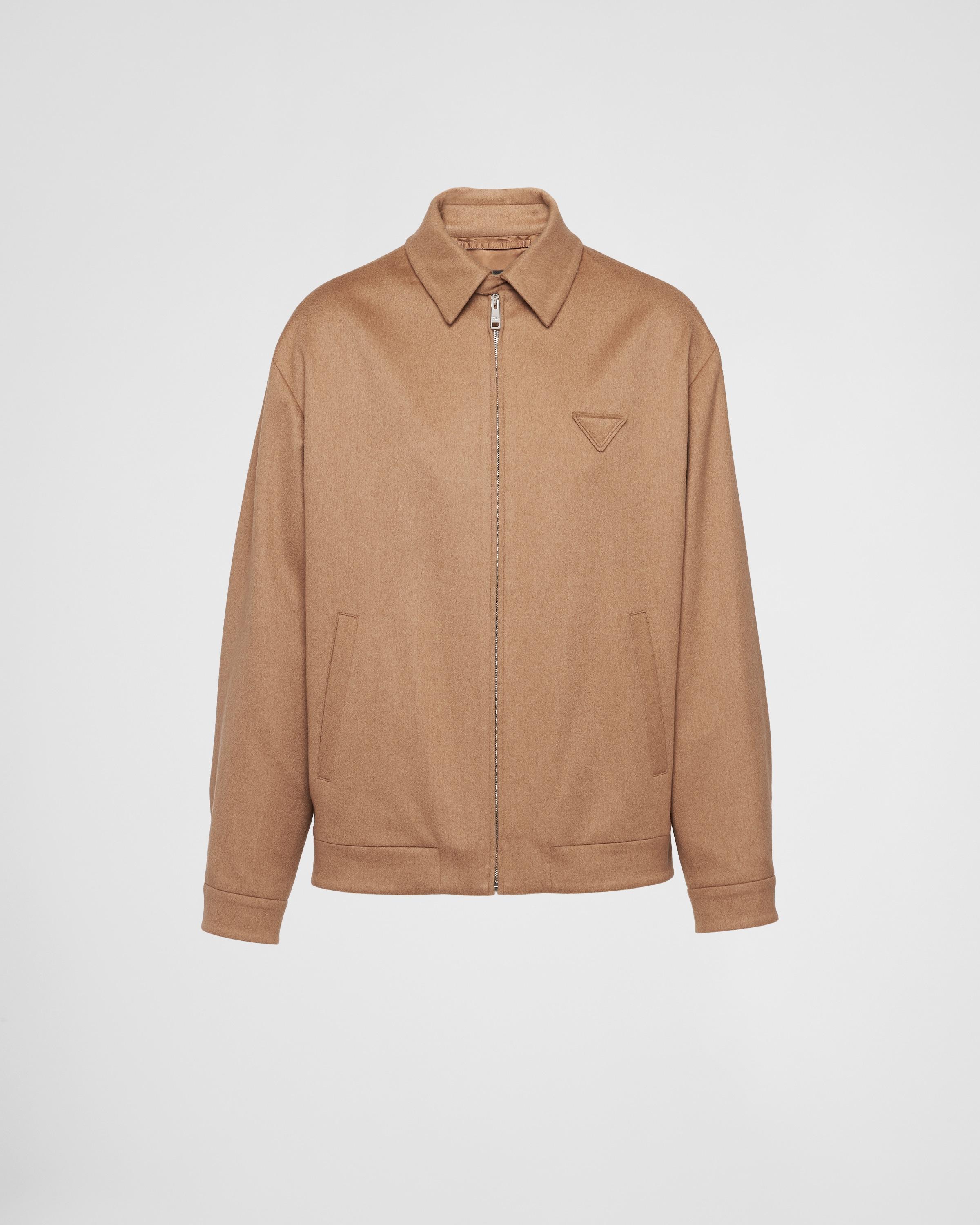 Camel hair blouson jacket Product Image