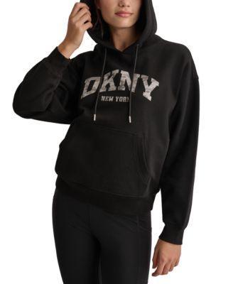 Women's Sport Varsity Camo Sparkle Logo Hooded Sweatshirt Product Image