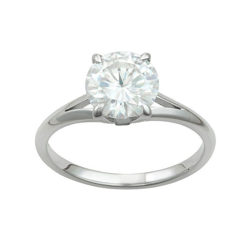 Charles & Colvard 1.96 Ct. T.w. Lab Created Moissanite Solitaire Ring In 14K Gold, White Product Image