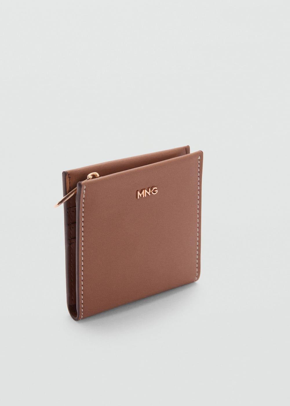 MANGO - Embossed wallet with logo - One size - Women Product Image