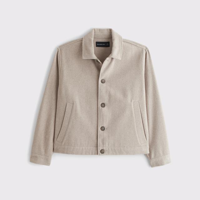 Wool-Blend Shirt Jacket Product Image