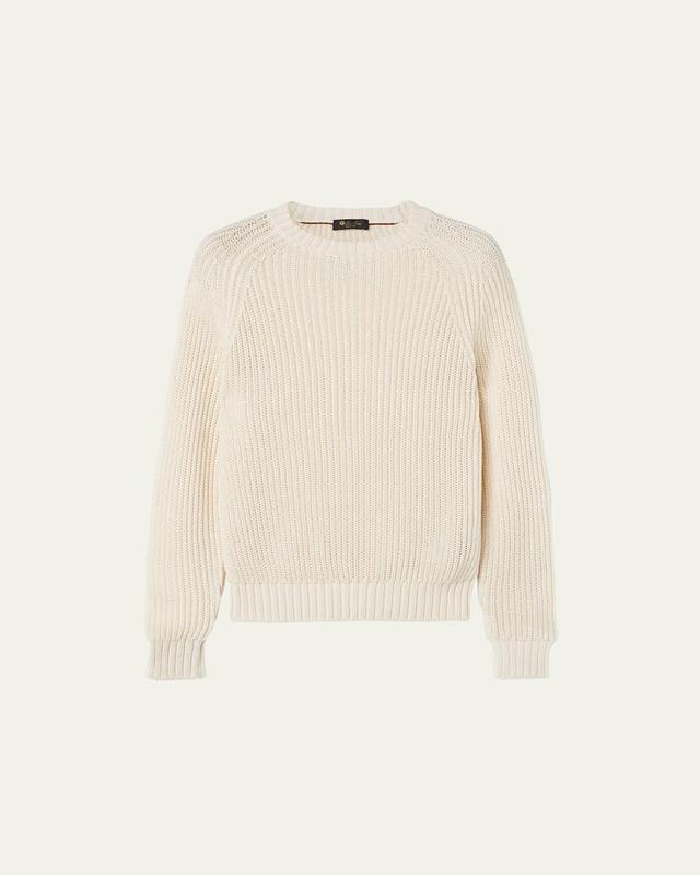 Mens Daisen Ribbed Crewneck Sweater Product Image