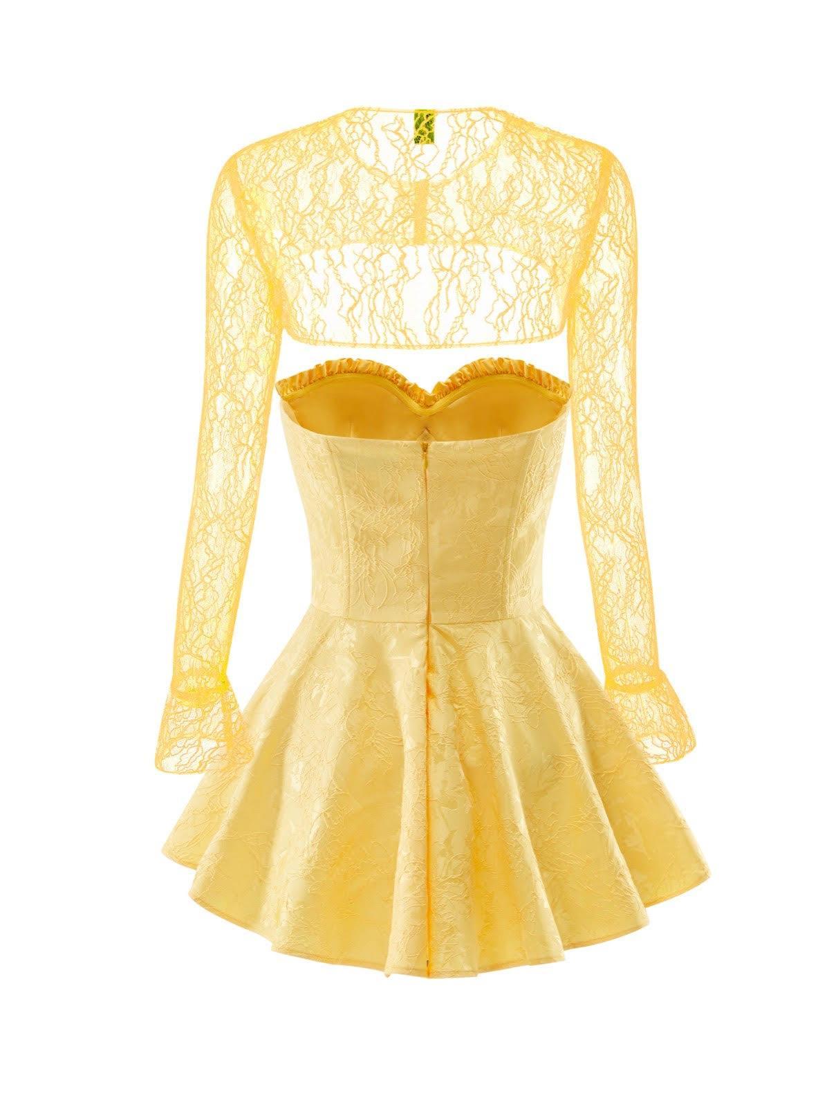 Airina Dress (Yellow) Product Image