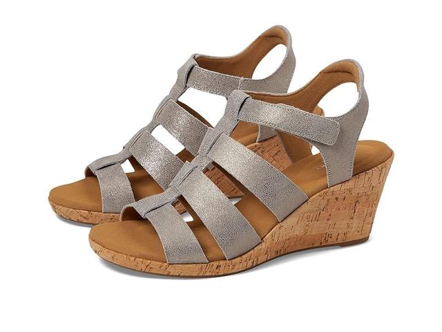 Rockport Briah New Gladiator Metallic Leather) Women's Shoes Product Image