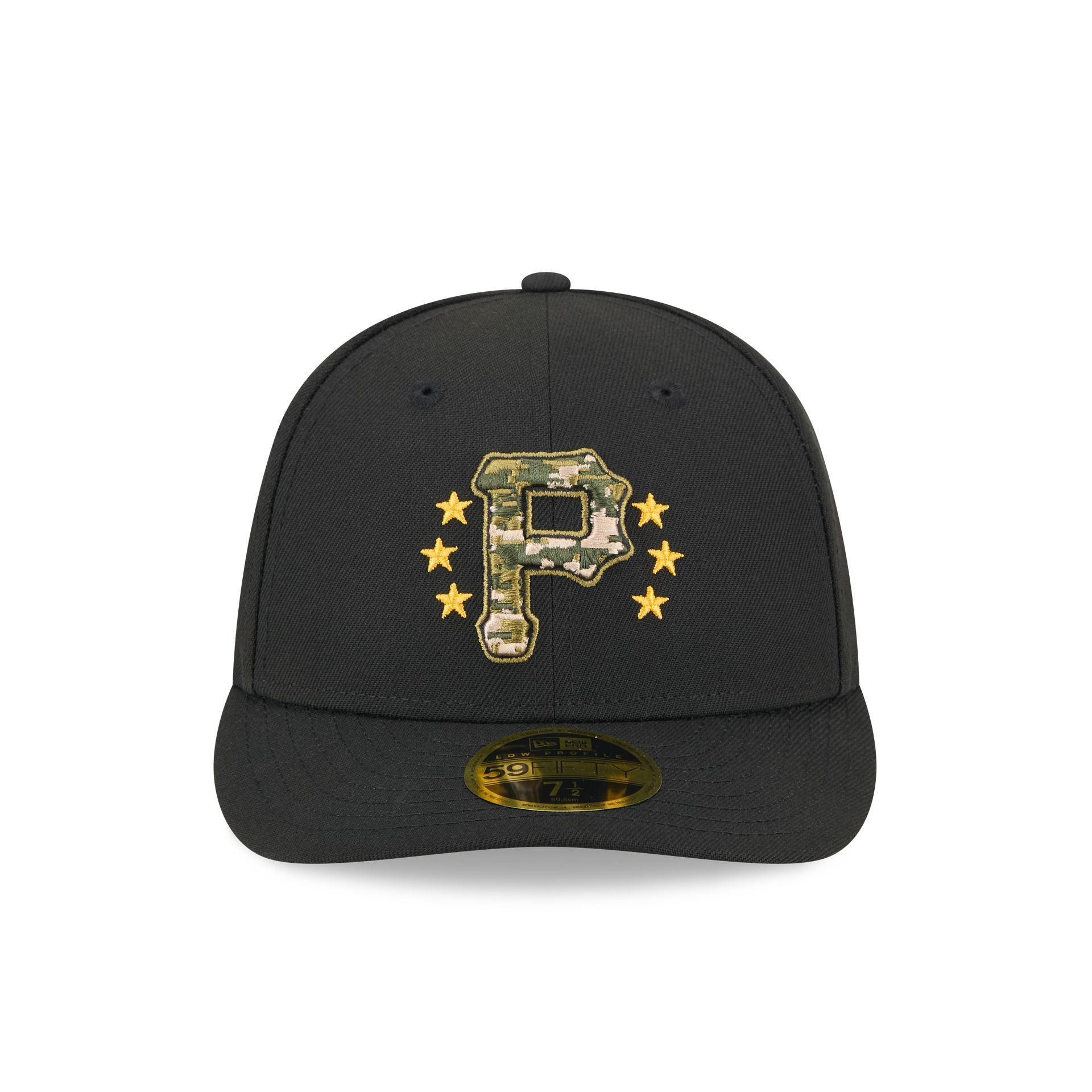 Pittsburgh Pirates Armed Forces Day 2024 Low Profile 59FIFTY Fitted Hat Male Product Image