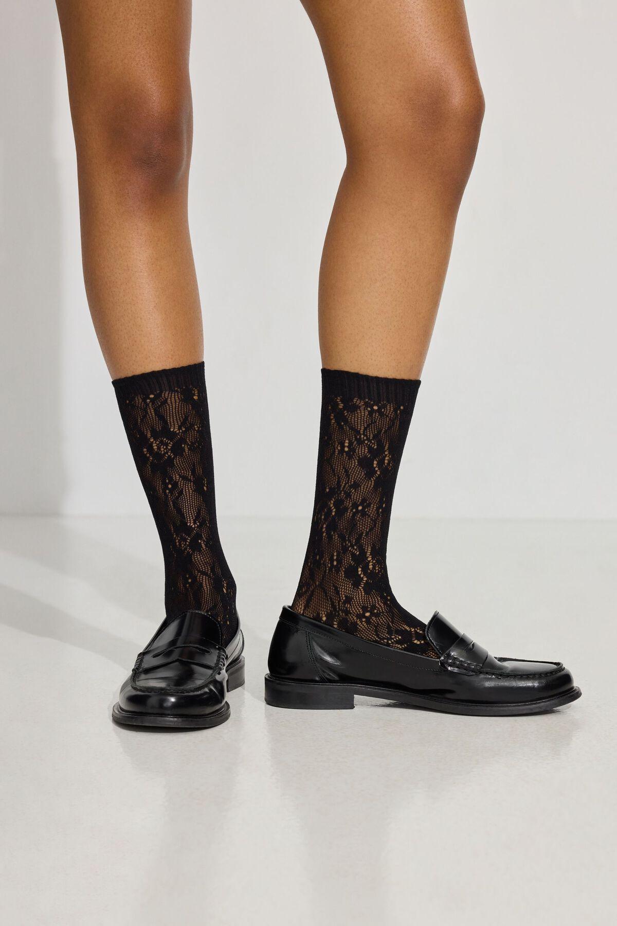 Pack of 2 Lacy Knee High Socks Product Image