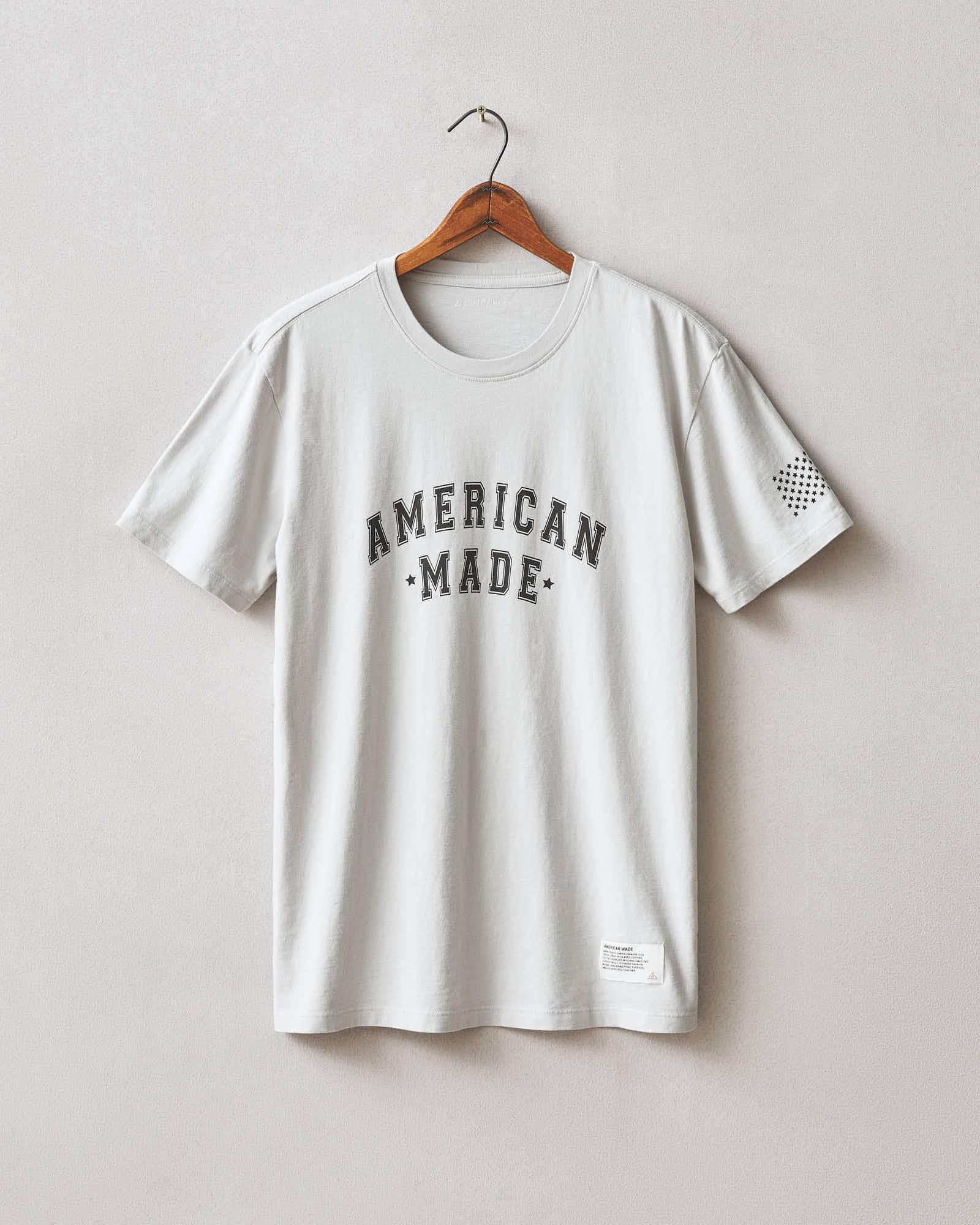 American Made Tee - Silver Product Image