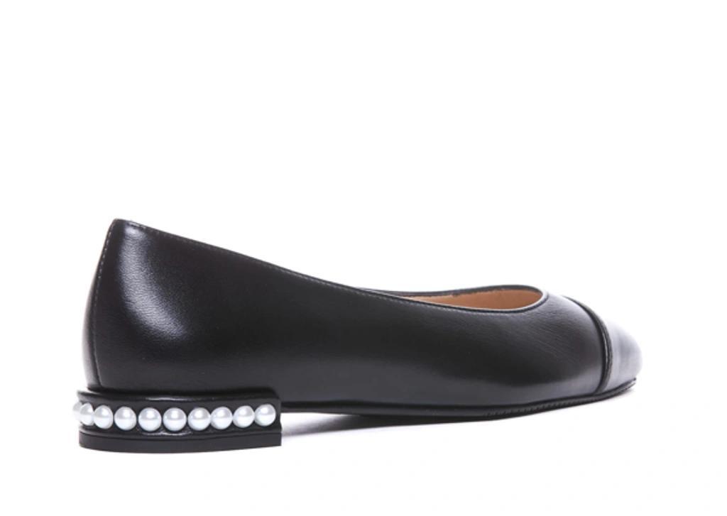 STUART WEITZMAN Pearl Flat Ballerinas In Black Product Image