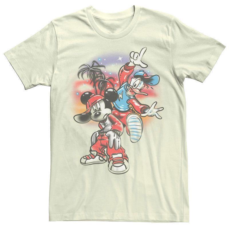 Mens Disneys Mickey Classic Airbrush Mickey And Donald Tee Product Image