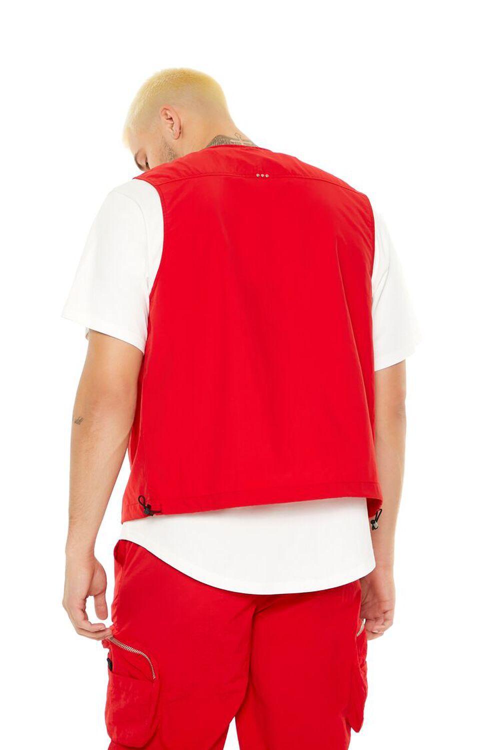 Zip-Up Utility Cargo Vest | Forever 21 Product Image