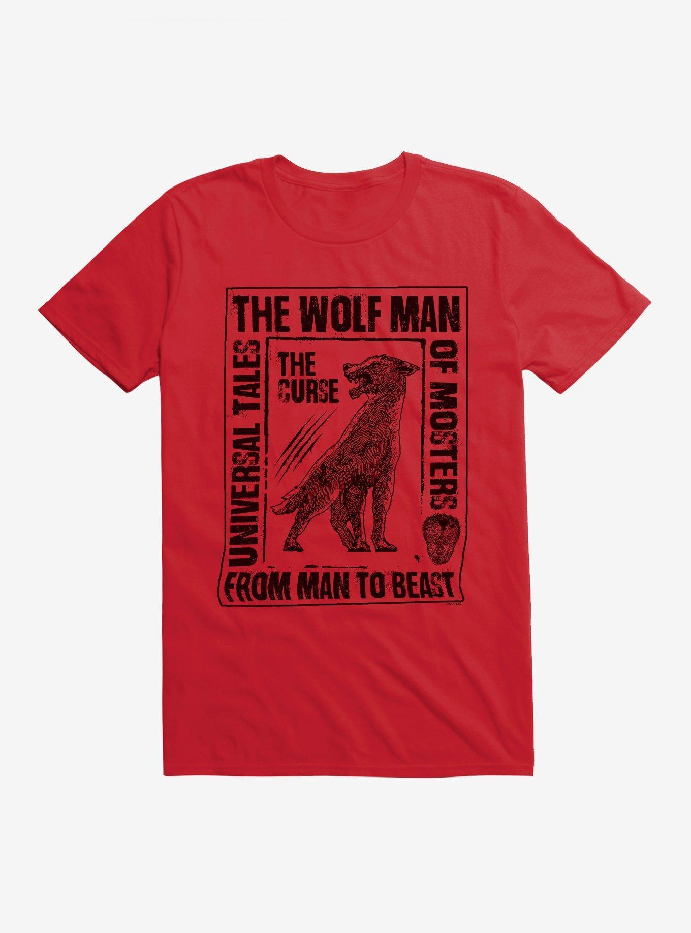 Universal Monsters The Wolf Man Tales Of The Beast T-Shirt Product Image