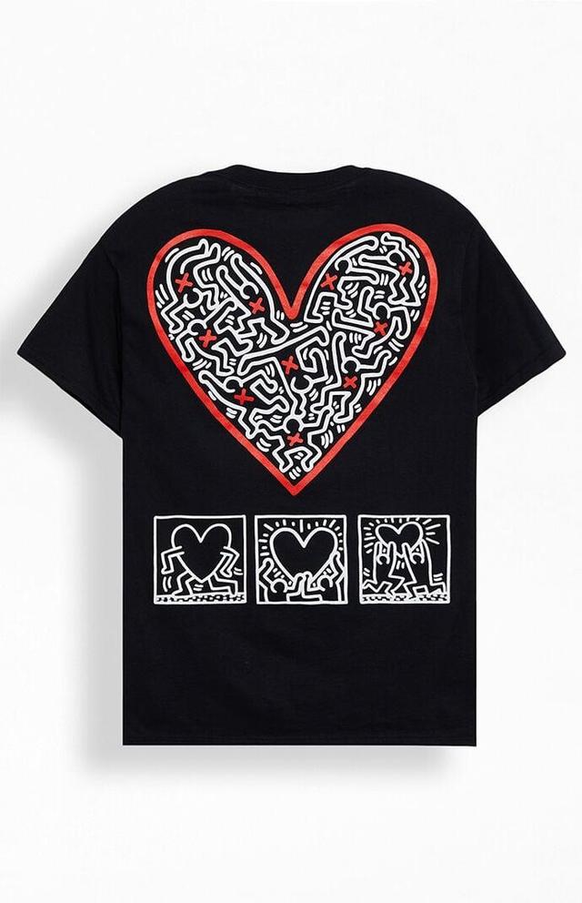 Men's Keith Haring Big Heart T-Shirt Product Image