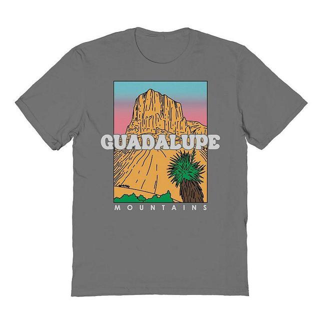 Mens Country Parks Guadalupe Mountains Graphic Tee Grey Product Image