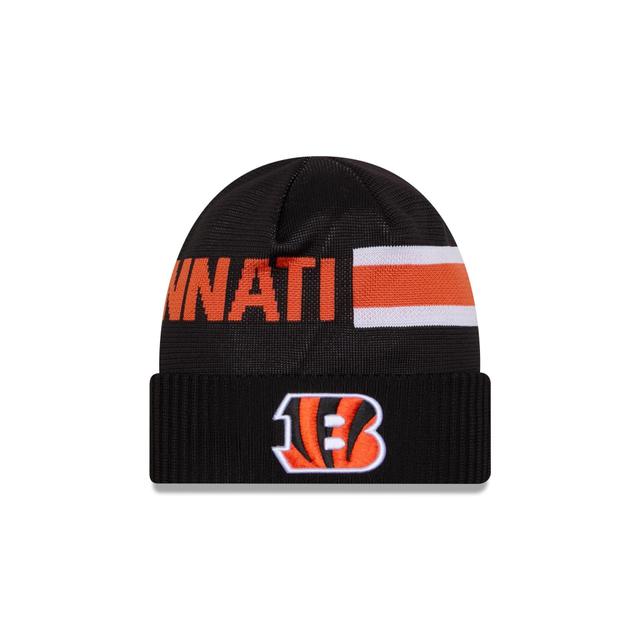 Cincinnati Bengals 2024 Cold Weather Tech Knit Beanie Male Product Image