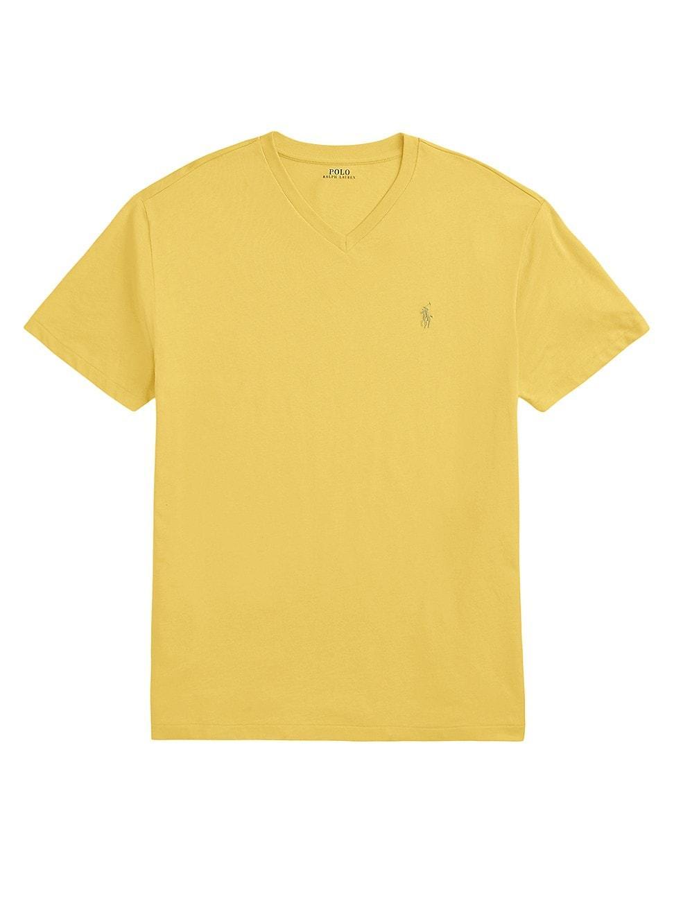 Men's Classic-fit Jersey V-neck T-shirt In Garden Pink Product Image