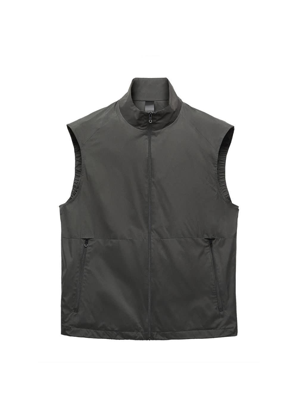 MANGO MAN - Straight water-repellent vest greenMen Product Image