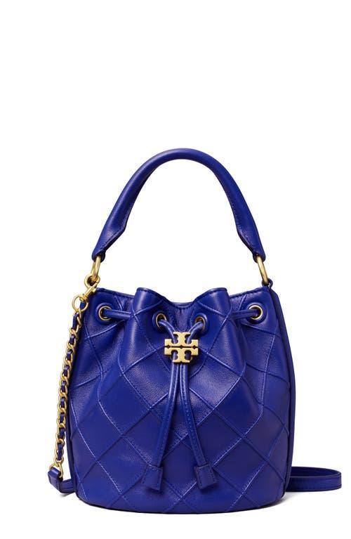 Tory Burch Small Fleming Soft Leather Bucket Bag Product Image