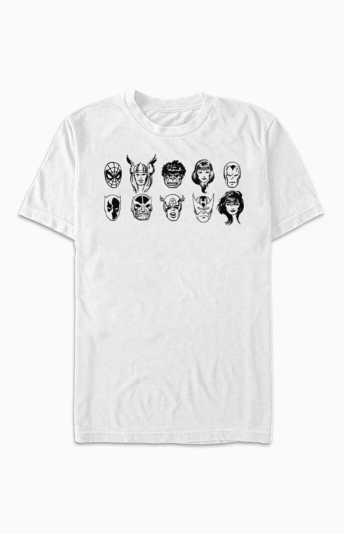 Women's Marvel Classic Heroes T-Shirt Product Image