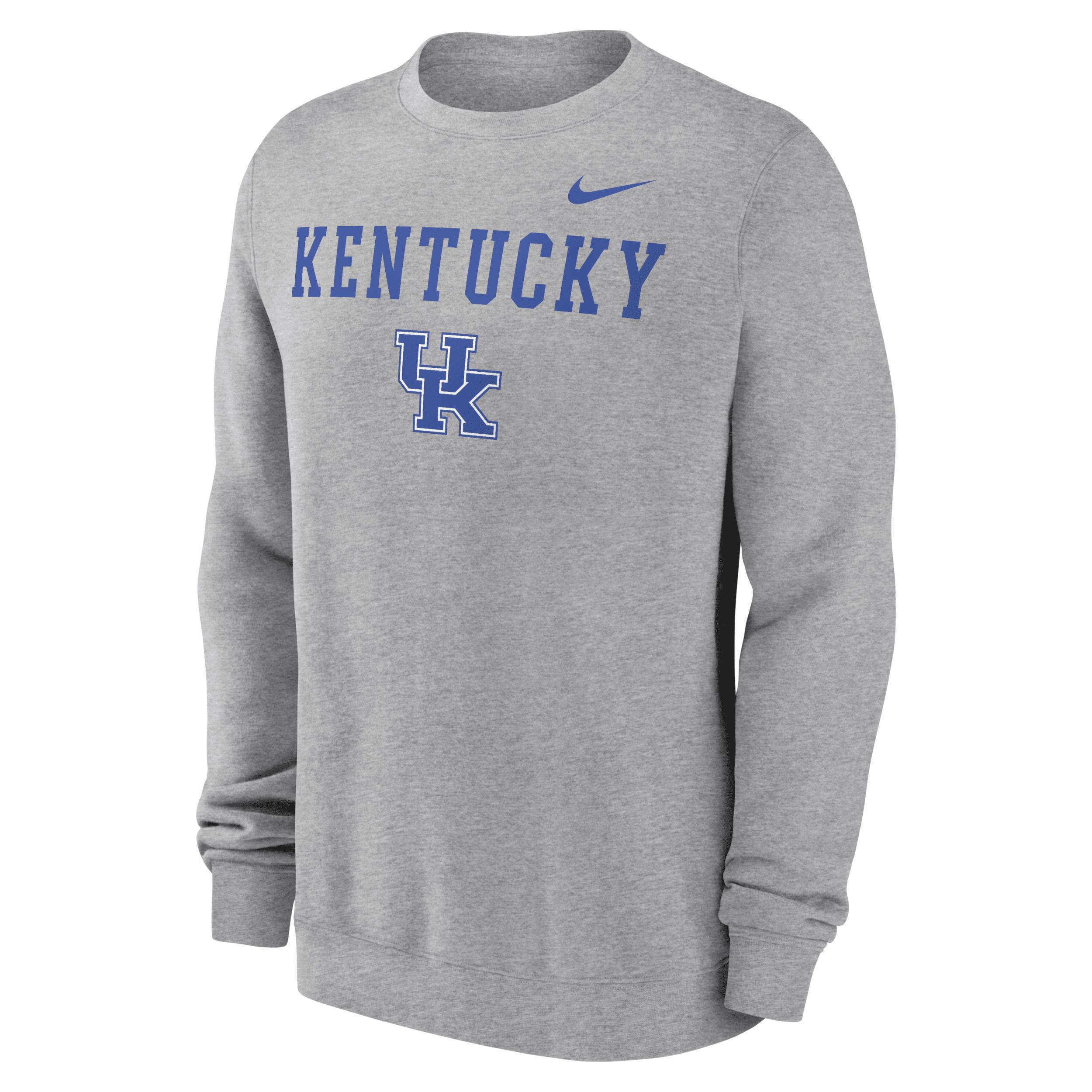 Kentucky Wildcats Primetime Primary Stack Nike Mens College Pullover Crew Product Image