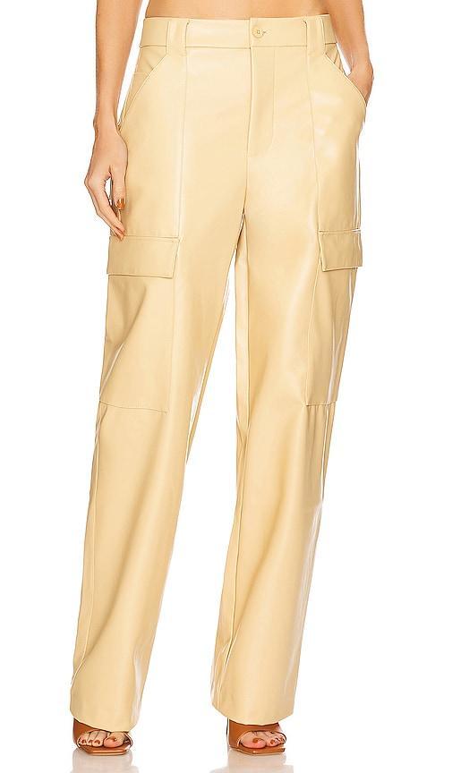 Helsa Waterbased Faux Leather Cargo Pant Product Image