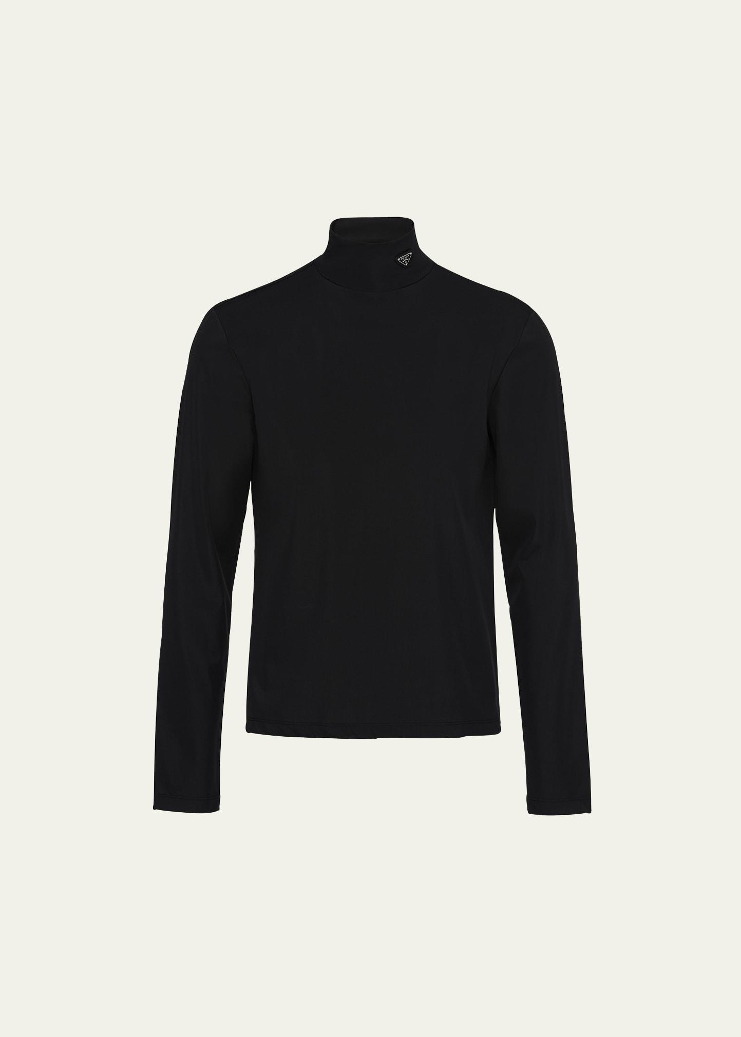 Mens Stretch Cotton Turtleneck Product Image