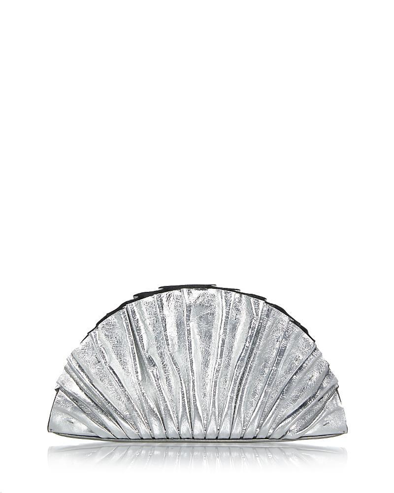 Nala Mini Shell Metallic Clutch Bag Product Image