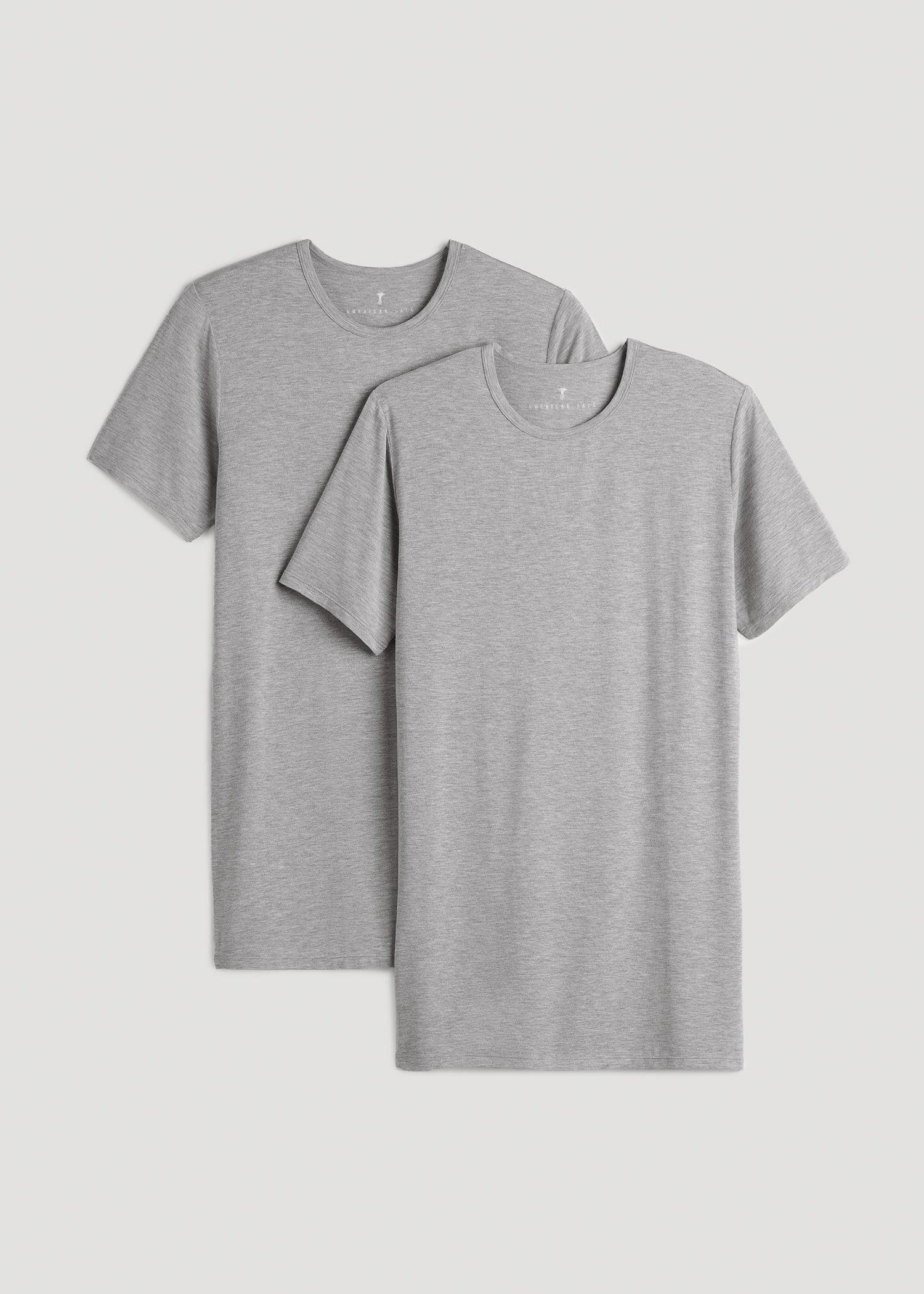 2 Pack Luxe Modal Crewneck Undershirt in Grey Mix Product Image