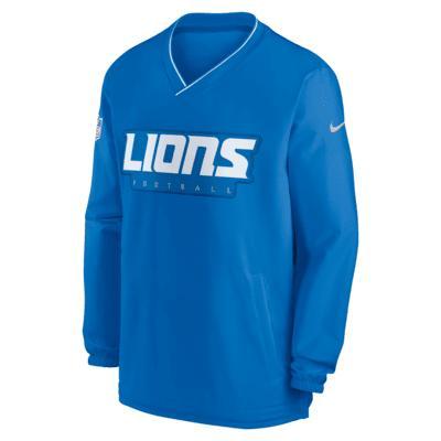 Detroit Lions Sideline Men's Nike NFL Long-Sleeve Windshirt Product Image