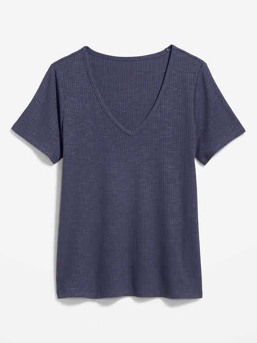 Luxe Slub-Knit T-Shirt Product Image