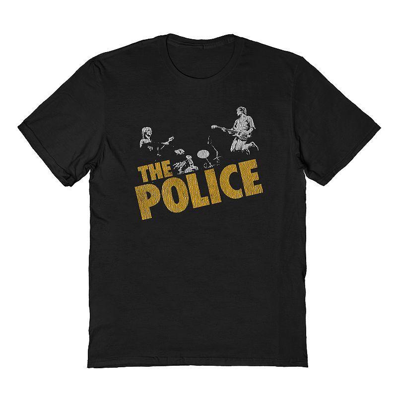 Mens The Police Tee Black Product Image