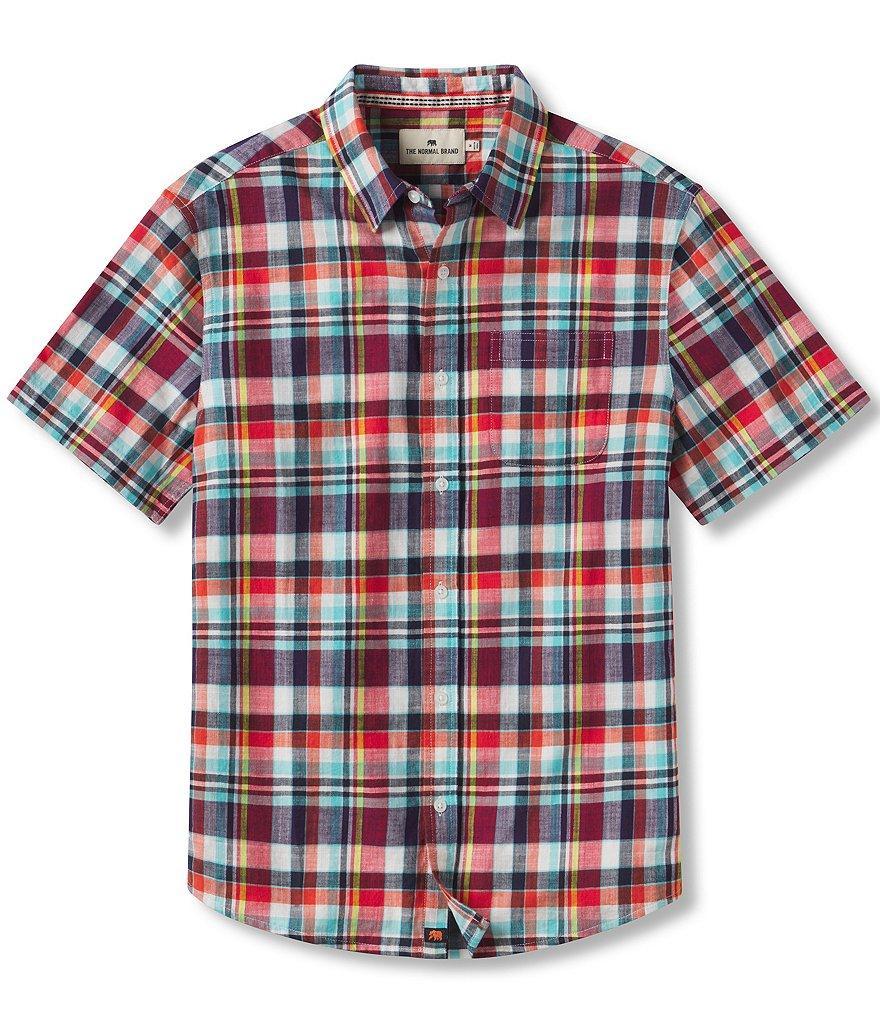 The Normal Brand Jasper Plaid Button Up Shirt Product Image