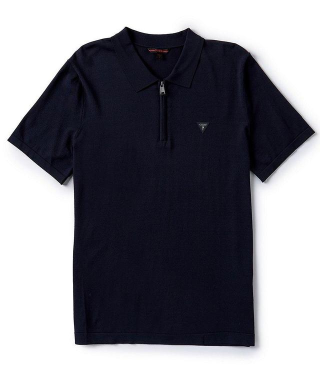 Guess Short Sleeve Dane Tech Polo Sweater Product Image