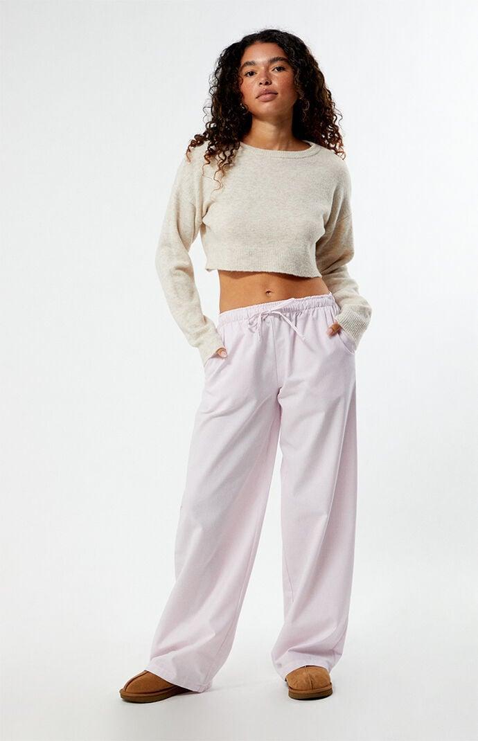 Womens Linen Pull-On Pants Product Image