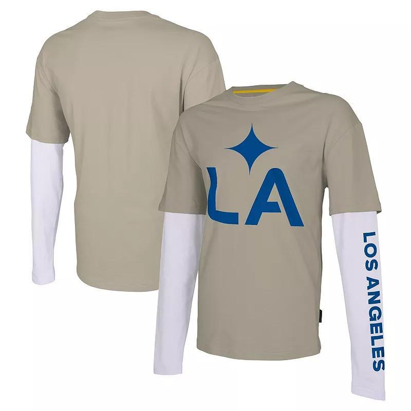 Mens Stadium Essentials Tan La Galaxy Status Long Sleeve T-shirt Product Image