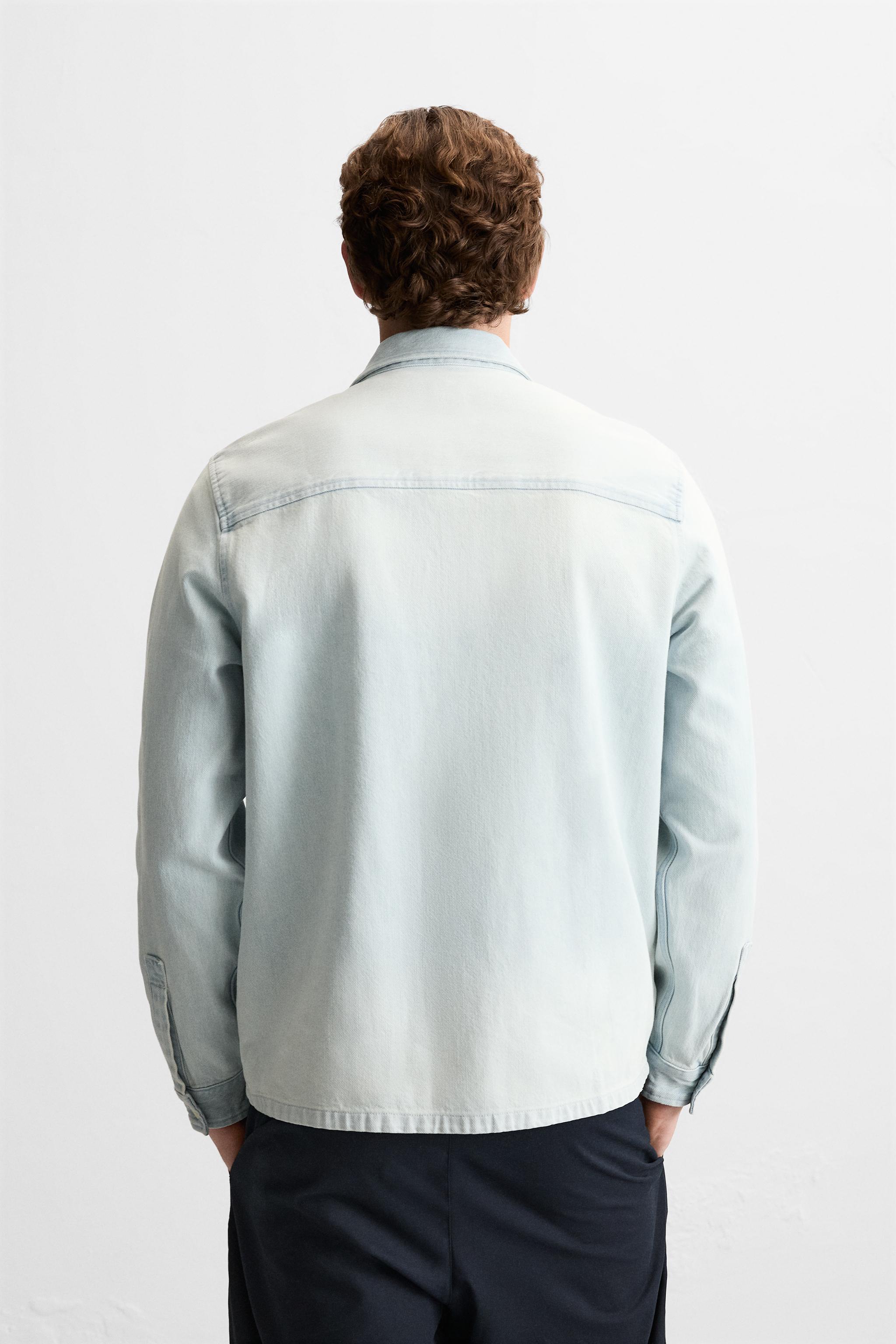 POCKET DENIM OVERSHIRT Product Image